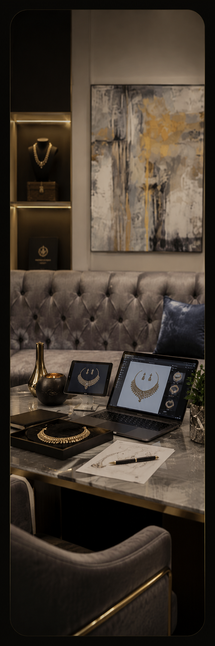Jewellery showroom interior